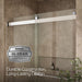 KOHLER K-702424-L Levity Plus Frameless sliding shower door, 77-9/16" H x 56-5/8 - 59-5/8" W, with 5/16"-thick Crystal...