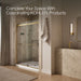 KOHLER K-702424-L Levity Plus Frameless sliding shower door, 77-9/16" H x 56-5/8 - 59-5/8" W, with 5/16"-thick Crystal...