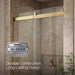 KOHLER K-702427-L Levity Plus Frameless sliding shower door, 81-5/8" H x 44-5/8 - 47-5/8" W, with 3/8"-thick Crystal...