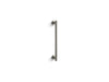 KOHLER K-705767 Purist 14" Pivot Shower Door Handle, Anodized Brushed Nickel - 3/4 view of product