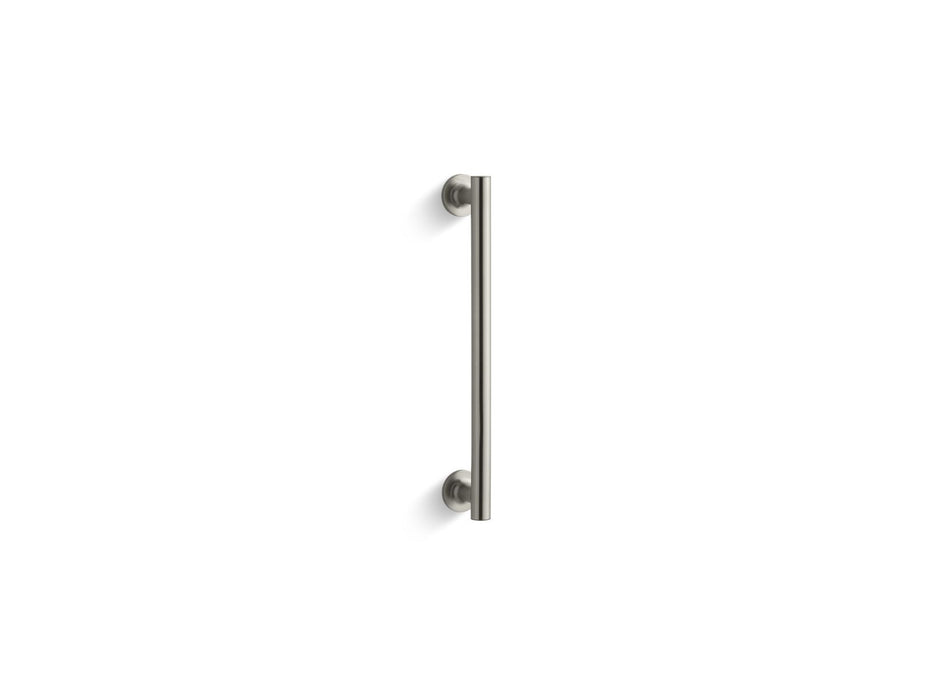 KOHLER K-705767 Purist 14" Pivot Shower Door Handle, Anodized Brushed Nickel - 3/4 view of product