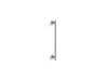 KOHLER K-705767 Purist 14" Pivot Shower Door Handle, Vibrant Polished Nickel - 3/4 view of product