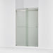 KOHLER K-706014-D3 Levity Sliding shower door, 74" H x 44-5/8 - 47-5/8" W, with 1/4" thick Frosted glass, matte nickel