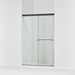 KOHLER K-707101-L Revel Sliding shower door, 70" H x 44-5/8 - 47-5/8" W, with 5/16" thick Crystal Clear glass, anodized...