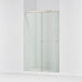 KOHLER K-707106-L Revel Sliding shower door, 76" H x 44-5/8 - 47-5/8" W, with 5/16" thick Crystal Clear glass, anodized...
