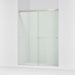 KOHLER K-707206-L Revel 76" H sliding shower door with 5/16"-thick glass, anodized brushed nickel