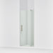 KOHLER K-707510-L Revel Pivot shower door, 70" H x 31-1/8 - 36" W, with 1/4" thick Crystal Clear glass, anodized brushed...