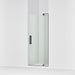 KOHLER K-707510-L Revel Pivot shower door, 70" H x 31-1/8 - 36" W, with 1/4" thick Crystal Clear glass, anodized dark bronze