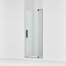 KOHLER K-707516-L Revel Pivot shower door, 74" H x 31-1/8 - 36" W, with 5/16" thick Crystal Clear glass, anodized dark bronze