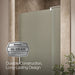 KOHLER K-707531-D3 Revel Pivot shower door, 70" H x 35-1/8 - 40" W, with 5/16" thick Frosted glass, bright polished...