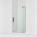 KOHLER K-707531-L Revel Pivot shower door, 70" H x 35-1/8 - 40" W, with 5/16" thick Crystal Clear glass, anodized dark bronze