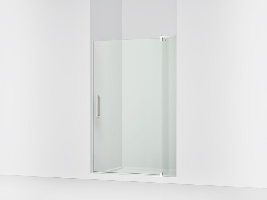 KOHLER K-707551-L Revel 70" H pivot shower door with 5/16"-thick glass, bright polished silver