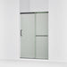 KOHLER K-707606-6D3 Elate Sliding shower door, 70-1/2" H x 44-1/4 - 47-5/8" W, with 1/4" thick Frosted glass, matte black