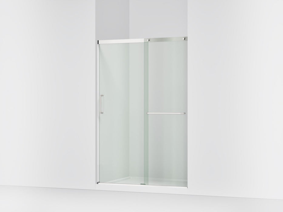 KOHLER K-707607-6L Elate Sliding shower door, 70-1/2" H x 50-1/4 - 53-5/8" W, with 1/4" thick Crystal Clear glass