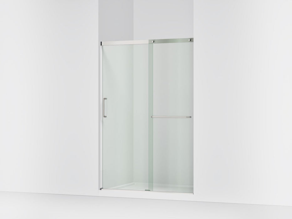 KOHLER K-707607-6L Elate Sliding shower door, 70-1/2" H x 50-1/4 - 53-5/8" W, with 1/4" thick Crystal Clear glass