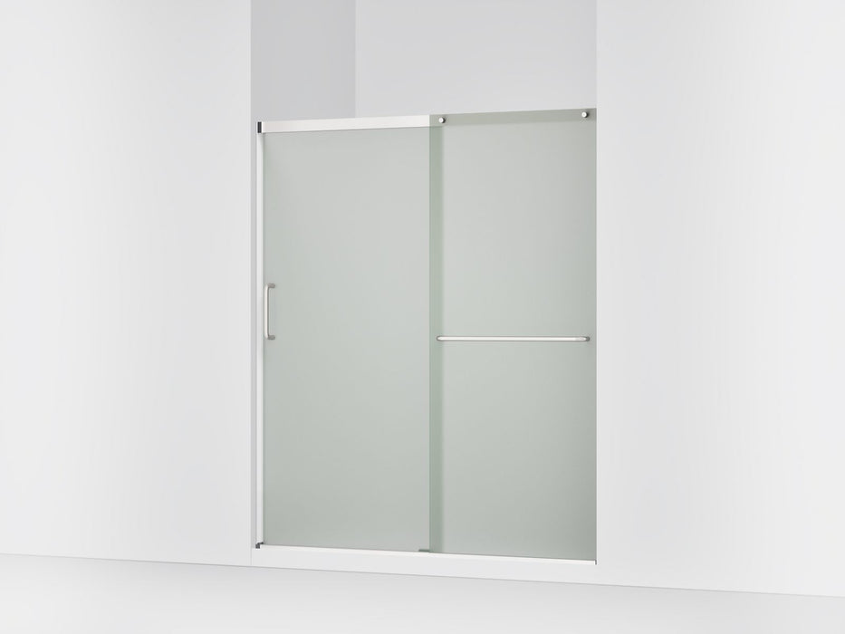KOHLER K-707608-6D3 Elate Sliding shower door, 70-1/2" H x 56-1/4 - 59-5/8" W, with 1/4" thick Frosted glass