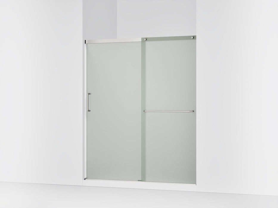 KOHLER K-707608-6D3 Elate Sliding shower door, 70-1/2" H x 56-1/4 - 59-5/8" W, with 1/4" thick Frosted glass