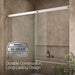 KOHLER K-707609-6L Elate 56-3/4" H sliding bath door with 1/4"-thick glass, bright silver - view 5