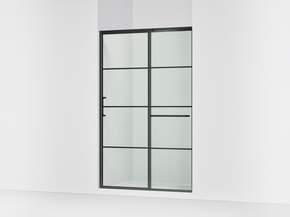 KOHLER K-707613-8G79 Elate Sliding shower door, 75-1/2" H x 44-1/4 - 47-5/8" W, with heavy 5/16" thick Crystal Clear...