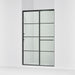 KOHLER K-707614-8G79 Elate Sliding shower door, 75-1/2" H x 50-1/4 - 53-5/8" W, with heavy 5/16" thick Crystal Clear...