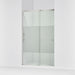 KOHLER K-707614-8G81 Elate Sliding shower door, 75-1/2" H x 50-1/4 - 53-5/8" W, with heavy 5/16" thick Crystal Clear...