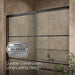 KOHLER K-707615-8G79 Elate Sliding shower door, 75-1/2" H x 56-1/4 - 59-5/8" W, with heavy 5/16" thick Crystal Clear...