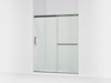 KOHLER K-707615-8L Elate Tall 75-1/2" H sliding shower door with 5/16"-thick glass, matte black
