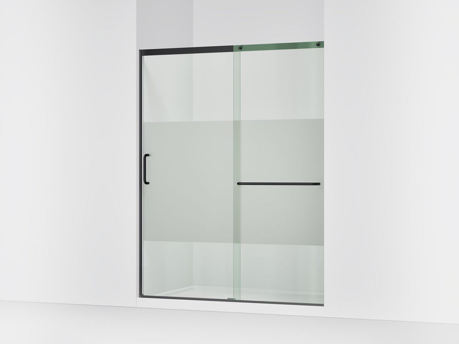 KOHLER K-707616-8G81 Elate Sliding shower door, 75-1/2" H x 62-1/4 - 65-5/8" W with heavy 5/16" thick Crystal Clear glass...