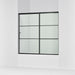 KOHLER K-707618-8G79 Elate Sliding bath door, 56-3/4" H x 56-1/4 - 59-5/8" W with heavy 5/16" thick Crystal Clear glass...