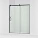 KOHLER K-709079-10L Rely 77" H sliding shower door with 3/8"-thick glass, matte black
