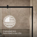 KOHLER K-709081-10L Rely 77" H sliding shower door with 3/8"-thick glass, matte black - view 5