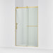 KOHLER K-709082-10L Rely 77" H sliding shower door with 3/8"-thick glass, vibrant brushed moderne brass - view 4