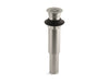 KOHLER K-7107 Decorative grid drain without overflow, vibrant brushed nickel