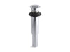 KOHLER K-7108 Decorative grid drain without overflow, polished chrome