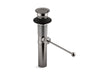 KOHLER K-7114 Premier pop-up drain, exposed, without overflow, vibrant titanium