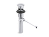 KOHLER K-7114-A Premier pop-up drain, exposed, with overflow, polished chrome