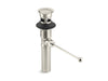 KOHLER K-7114-A Premier pop-up drain, exposed, with overflow, vibrant polished nickel
