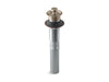 KOHLER K-7127 Bathroom sink drain with non-removable metal stopper and without overflow, vibrant brushed bronze