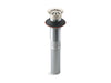 KOHLER K-7129 Bathroom sink grid drain without overflow, vibrant polished nickel