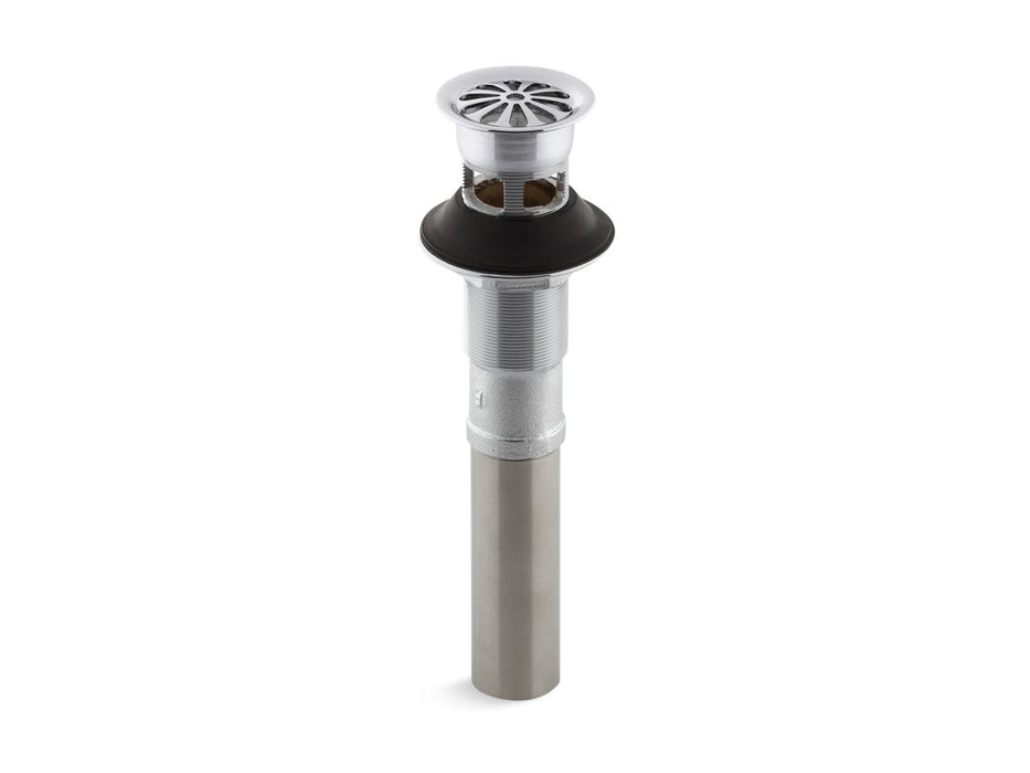 KOHLER K-7129-A Bathroom sink grid drain with overflow, polished chrome