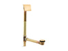 KOHLER K-7147-AF Tea-for-Two 1-1/2" contoured pop-up drain and overflow for above- or through-the-floor installation,...