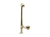 KOHLER K-7159 Artifacts 1-1/2" pop-up bath drain for above- and through-the-floor freestanding bath installations,...