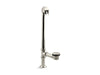 KOHLER K-7159 Artifacts 1-1/2" pop-up bath drain for above- and through-the-floor freestanding bath installations,...