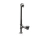 KOHLER K-7159 Artifacts 1-1/2" pop-up bath drain for above- and through-the-floor freestanding bath installations,...