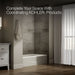 KOHLER K-715 Villager 60" x 30-1/4" alcove bath, left drain, biscuit - view 3