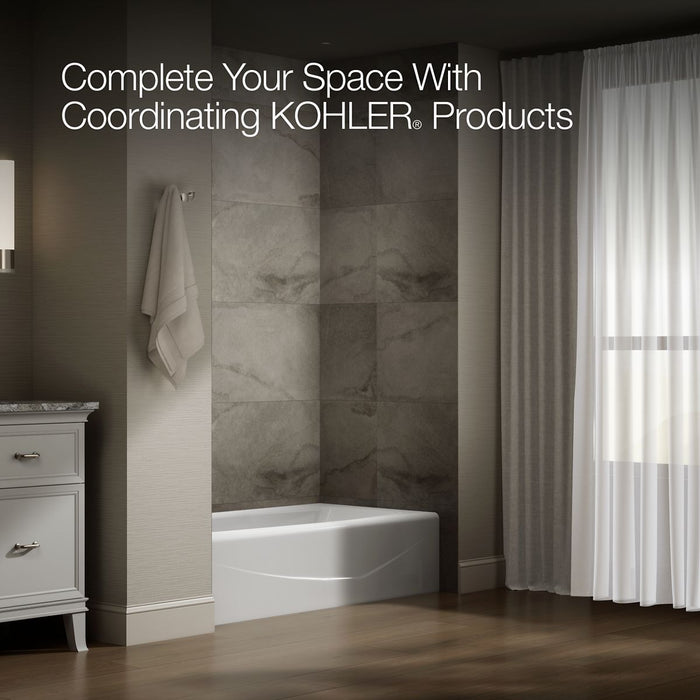 KOHLER K-715 Villager 60" x 30-1/4" alcove bath, left drain, white - view 3