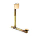 KOHLER K-7169-AF Tea-for-Two Clearflo 1-1/2" adjustable pop-up drain, vibrant brushed moderne brass