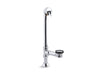 KOHLER K-7178 Iron Works Decorative 1-1/2" adjustable pop-up bath drain for 5' whirlpool with tailpiece, polished chrome