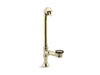 KOHLER K-7178 Iron Works Decorative 1-1/2" adjustable pop-up bath drain for 5' whirlpool with tailpiece, vibrant french gold