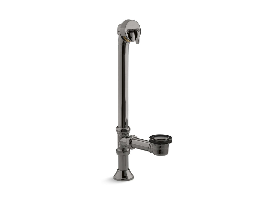 KOHLER K-7178 Iron Works Decorative 1-1/2" adjustable pop-up bath drain for 5' whirlpool with tailpiece, vibrant titanium